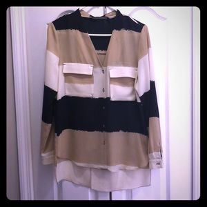 Zara Button Down Blouse